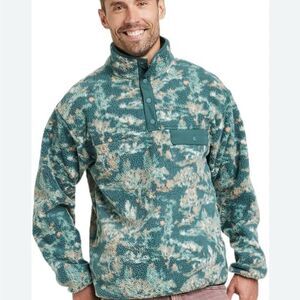 Goodfellow & Co Blue and Cream Performance Jacket Fleece men’s large